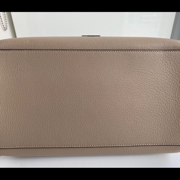 CELINE Taupe Medium Trapeze Bag - Picture 7 of 12